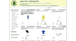 Desktop Screenshot of ajandek.happypack.hu